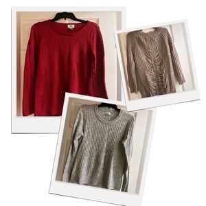 3 Pack Women’s Sweaters (Medium)
